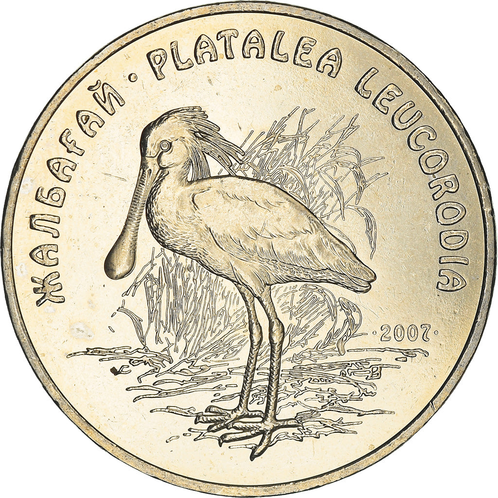 Coin, Kazakhstan, 50 Tenge, 2007, Kazakhstan Mint, MS(63), Copper-nickel, KM:81