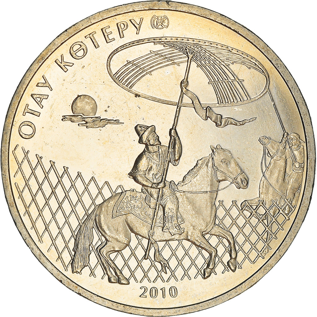 Coin, Kazakhstan, 50 Tenge, 2010, Kazakhstan Mint, MS(63), Copper-nickel, KM:224