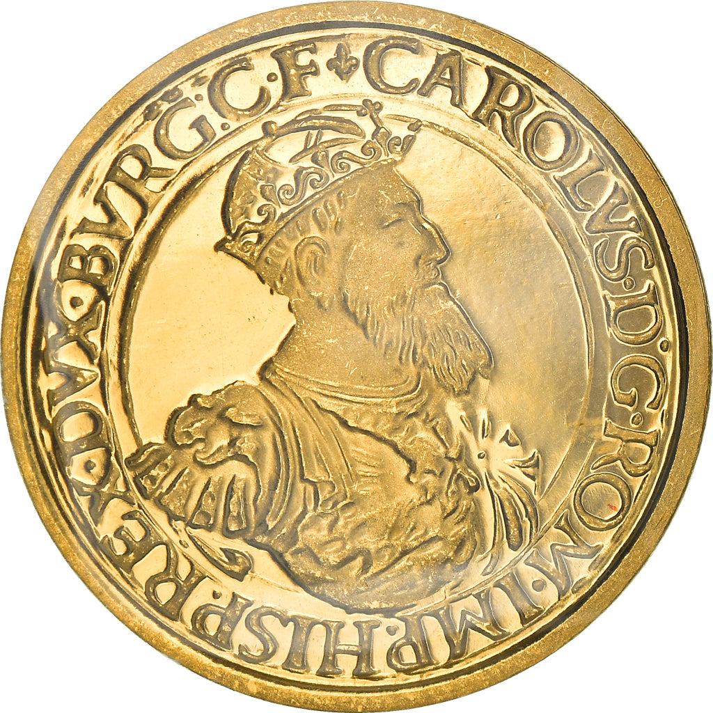 Coin, Belgium, 50 Ecu, 1987, Brussels, MS(65-70), Gold, KM:167