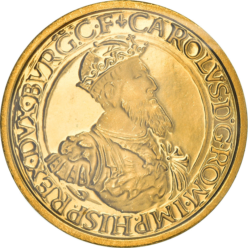 Coin, Belgium, 50 Ecu, 1987, Brussels, MS(65-70), Gold, KM:167