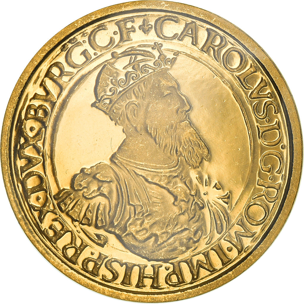 Coin, Belgium, 50 Ecu, 1987, Brussels, MS(65-70), Gold, KM:167
