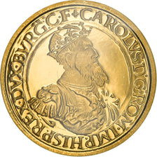 Coin, Belgium, 50 Ecu, 1987, Brussels, MS(65-70), Gold, KM:167