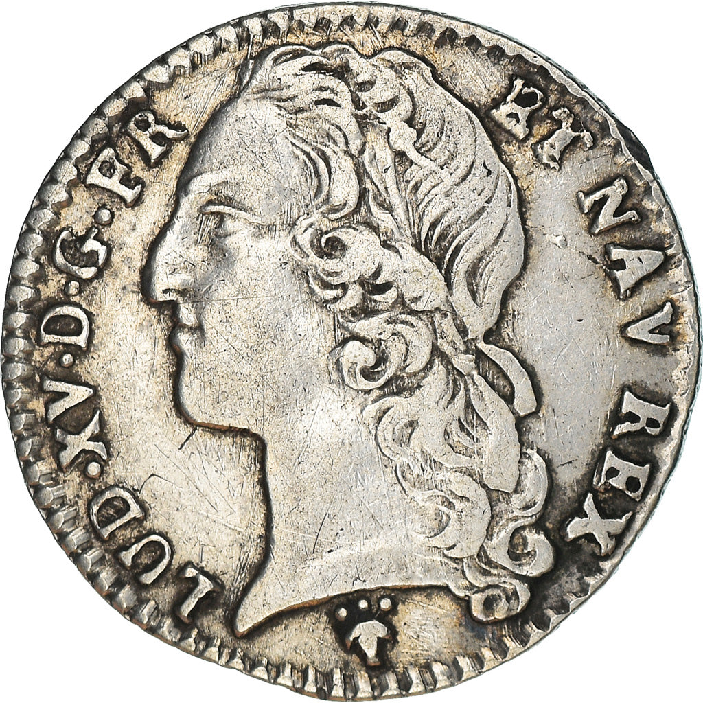 Coin, France, Louis XV, 1/10 Écu au bandeau, 12 Sols, 1/10 ECU, 1767, Reims