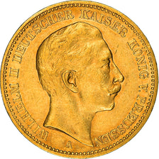 Moneda, Estados alemanes, PRUSSIA, Wilhelm II, 20 Mark, 1897, Berlin, MBC, Oro