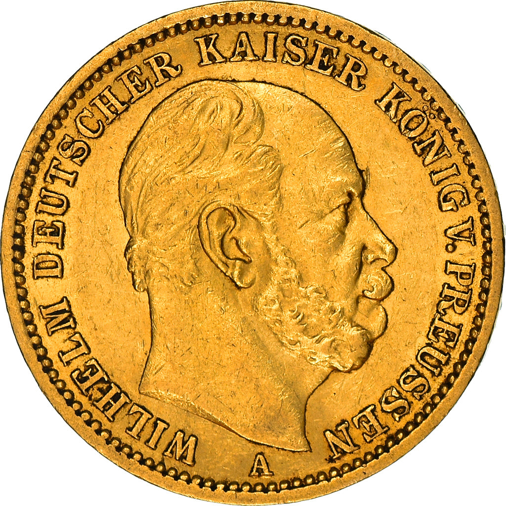Monnaie, Etats allemands, PRUSSIA, Wilhelm I, 20 Mark, 1873, Berlin, TTB+, Or