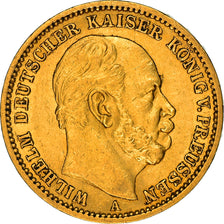 Monnaie, Etats allemands, PRUSSIA, Wilhelm I, 20 Mark, 1873, Berlin, TTB+, Or