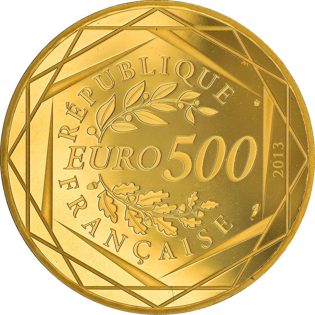 France, 500 Euro, 2013, Paris, MS(65-70), Gold