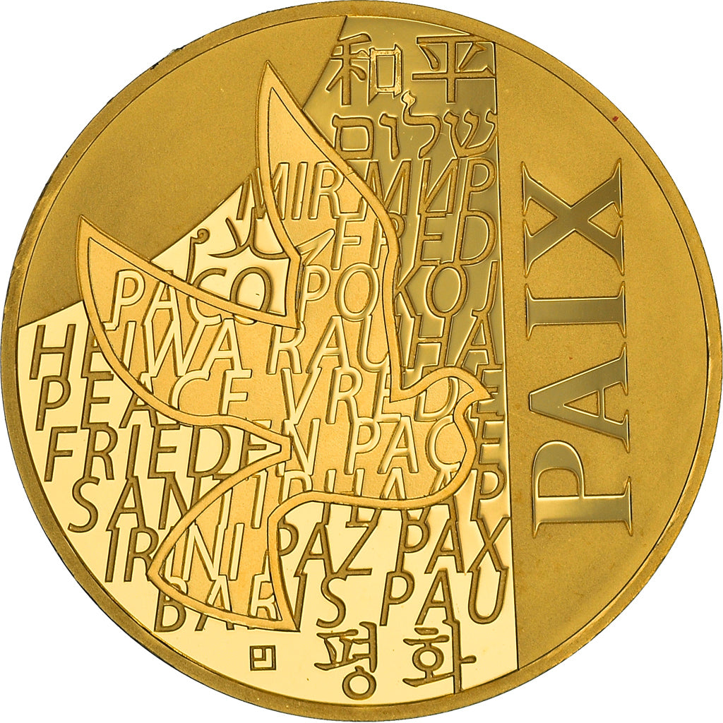 France, 250 Euro, Paix, 2013, Paris, MS(65-70), Gold