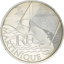 France, 10 Euro, 2010, Paris, Martinique, MS(65-70), Silver, KM:1662