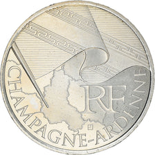 France, 10 Euro, Champagne-Ardenne, 2010, Paris, MS(65-70), Silver