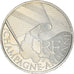 France, 10 Euro, Champagne-Ardenne, 2010, Paris, MS(65-70), Silver