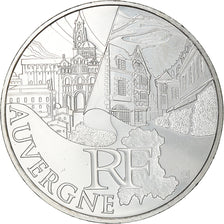 Frankreich, 10 Euro, Auvergne, 2011, Paris, STGL, Silber, KM:1728