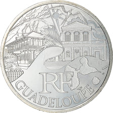 France, 10 Euro, Guadeloupe, 2011, Paris, MS(63), Silver, KM:1737