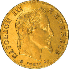 Moneta, Francia, Napoleon III, Napoléon III, 5 Francs, 1864, Paris, BB+, Oro