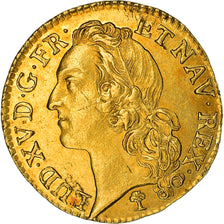 Monnaie, France, Louis XV, Louis d'or au bandeau, Louis d'Or, 1742, Troyes