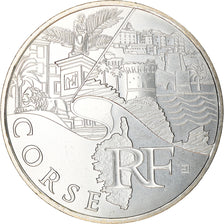 France, 10 Euro, Corse, 2011, Paris, MS(63), Silver, KM:1740