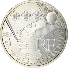 France, 10 Euro, Guadeloupe, 2010, Paris, SPL, Argent, KM:1655