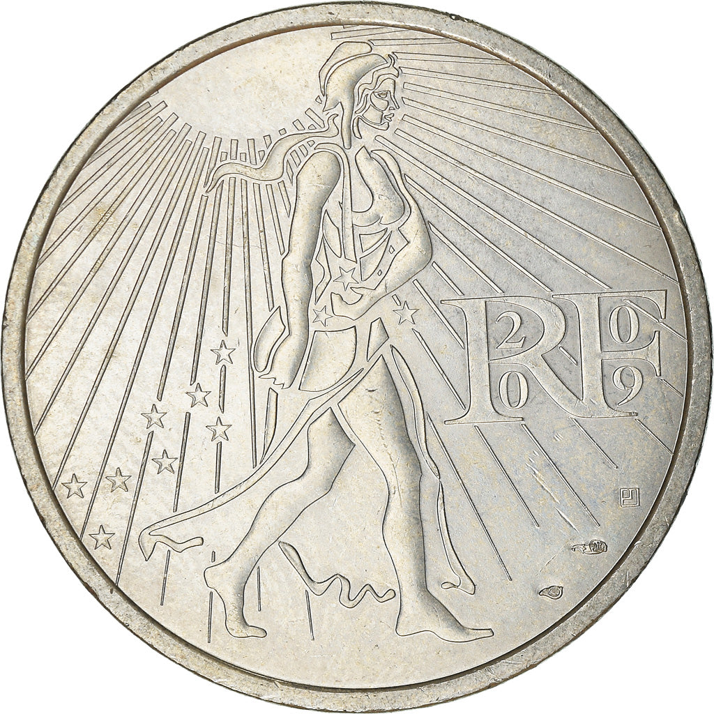 France, 25 Euro, Semeuse, 2009, FDC, Argent, Gadoury:EU338, KM:1581