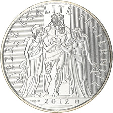 France, 10 Euro, Hercule, 2012, Paris, MS(65-70), Silver, Gadoury:EU 516