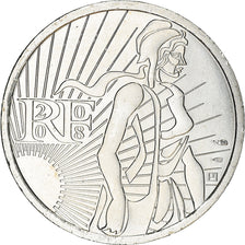 France, 5 Euro, Semeuse, 2008, MS(64), Silver, Gadoury:EU287, KM:1534