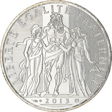 France, 10 Euro, Hercule, 2013, Paris, FDC, MS(65-70), Silver, Gadoury:EU590