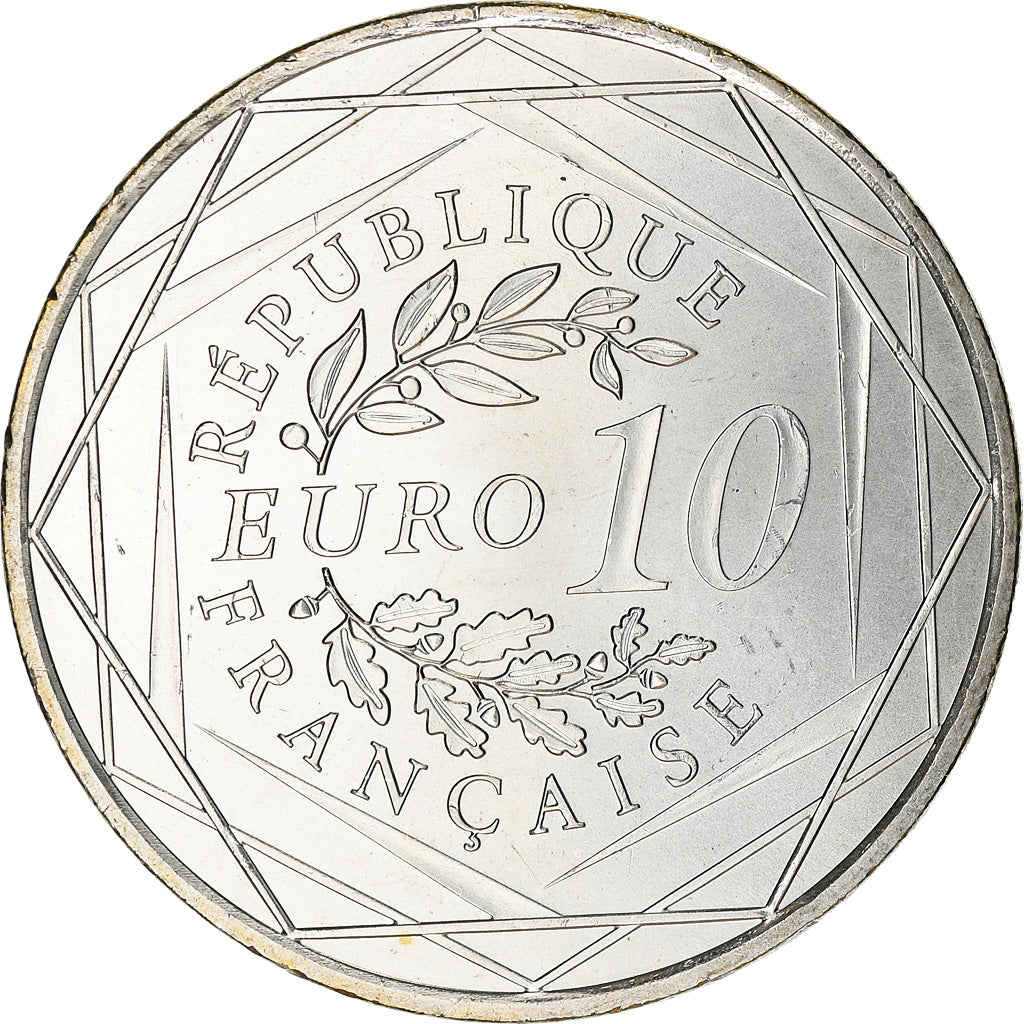 France, 10 Euro, Hercule, 2013, Paris, FDC, MS(65-70), Silver, Gadoury:EU590