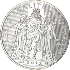 France, 10 Euro, Hercule, 2012, Paris, FDC, MS(65-70), Silver, Gadoury:EU 516