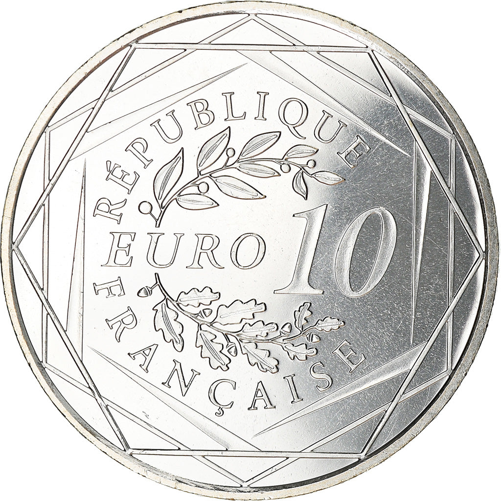 France, 10 Euro, Hercule, 2012, Paris, FDC, MS(65-70), Silver, Gadoury:EU 516