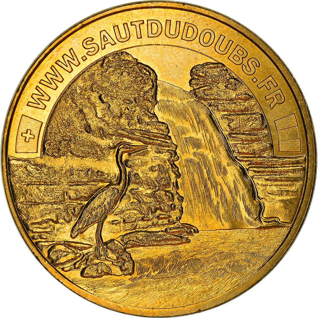 France, Token, Tourist Token, 25/ Saut du Doubs - Grand Site National, 2014