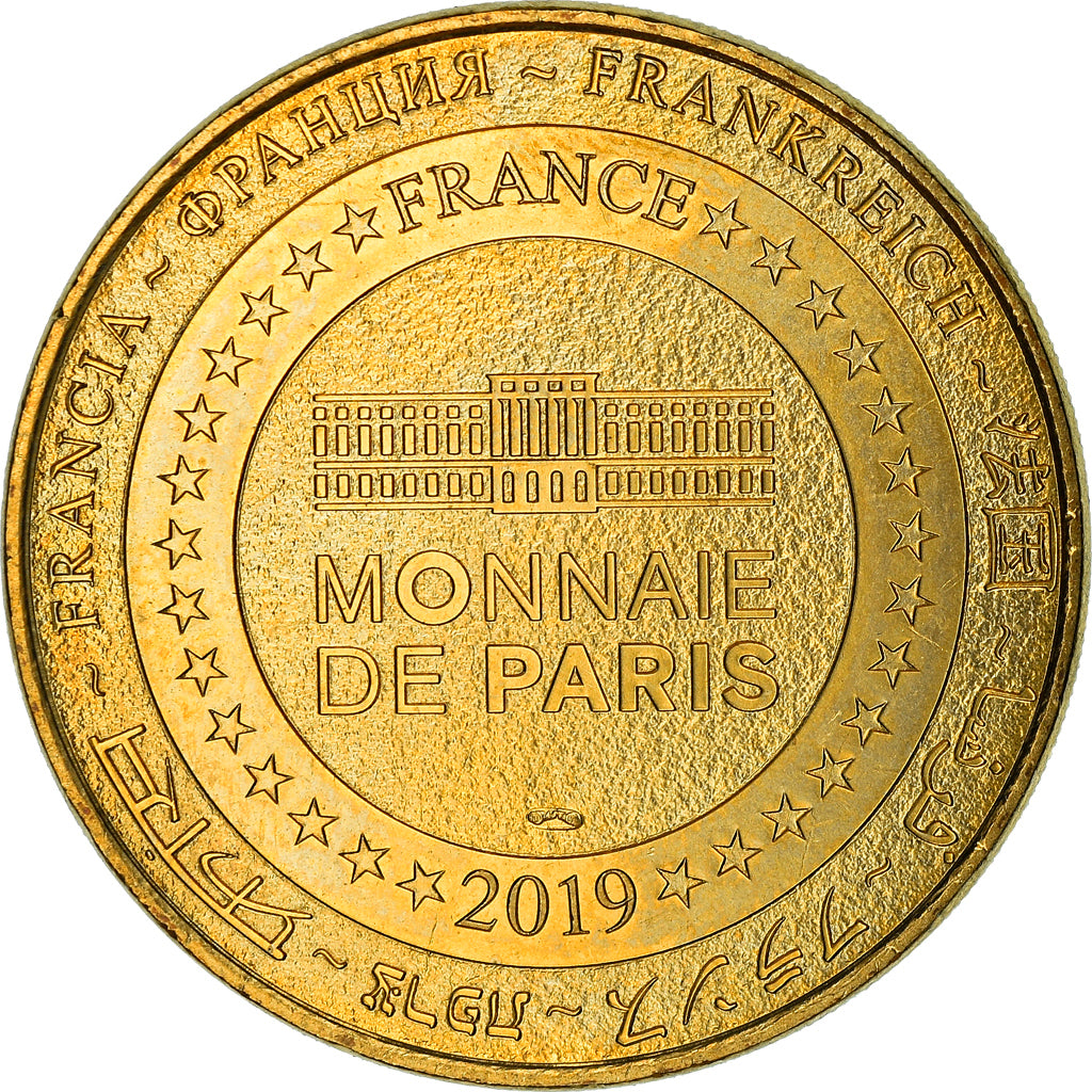 France, Token, 75/ Paris - Opéra Garnier, 2019, MDP, MS(63), Cupro-nickel