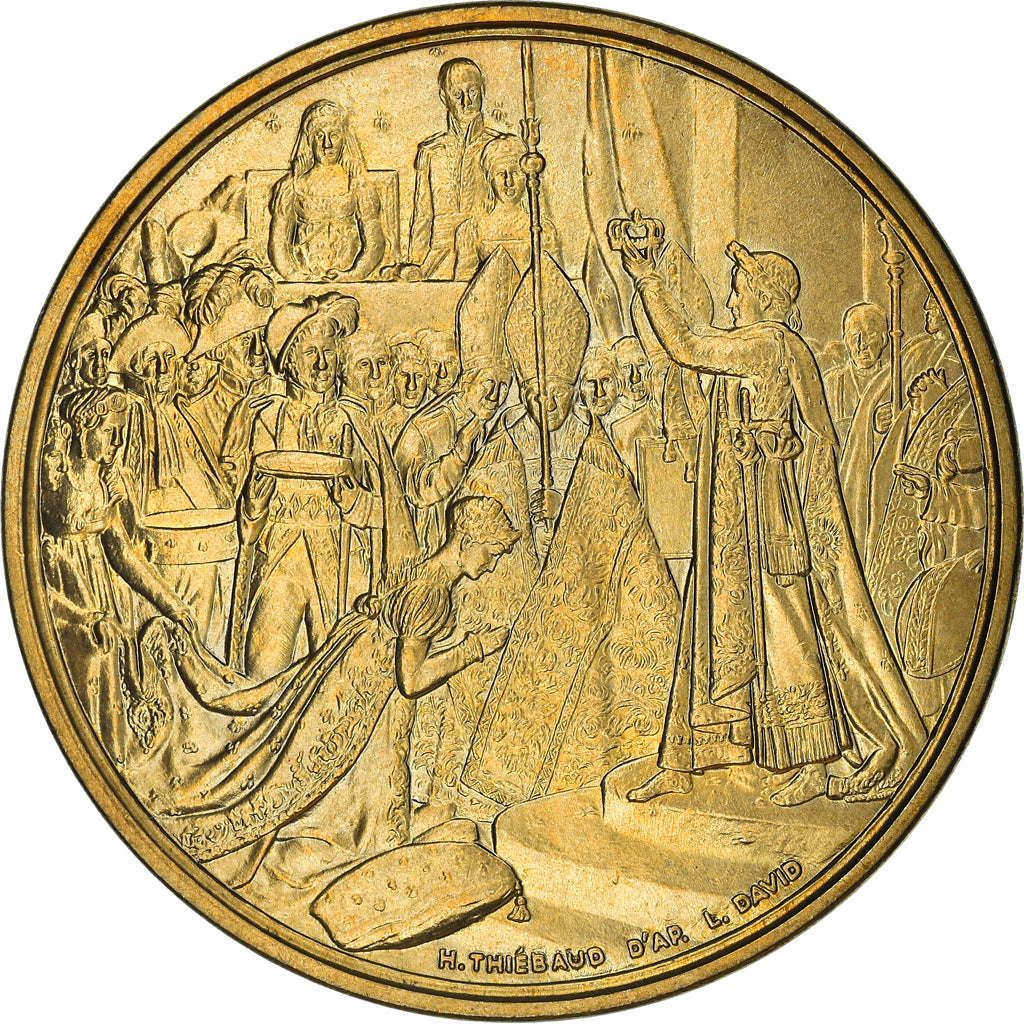 France, Médaille, Le sacre de Napoléon Ier par Pie VII, FDC, Nickel