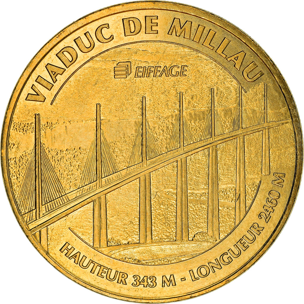 France, Token, Touristic token, Viaduc de Millau -, Arts & Culture, 2016