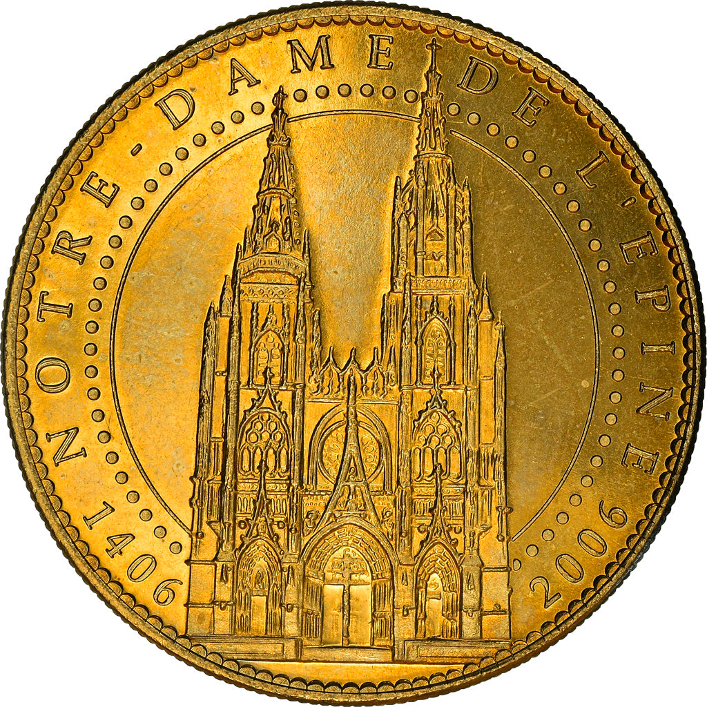 Francia, Token, Tourist Token, Notre-Dame de l'Epine, 2006, Arthus Bertrand