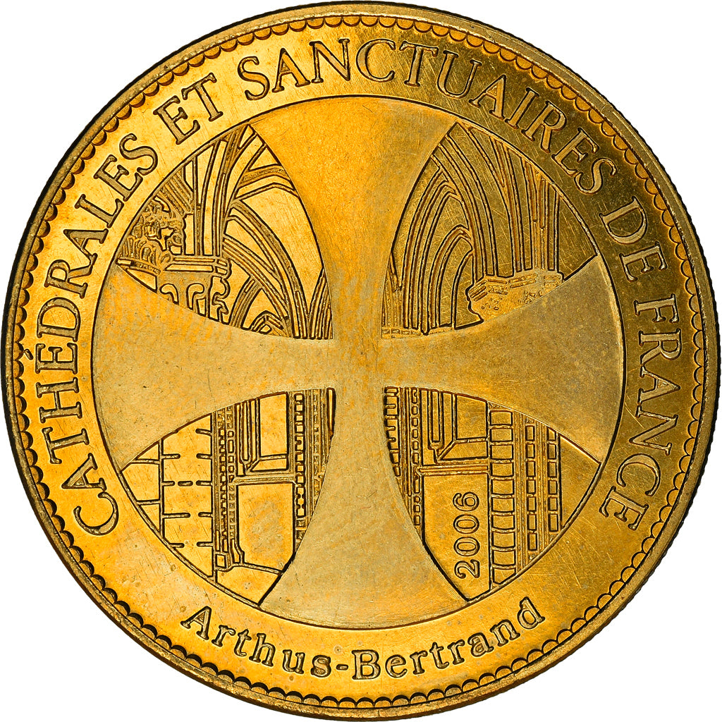 Francia, Token, Tourist Token, Notre-Dame de l'Epine, 2006, Arthus Bertrand