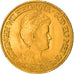 Coin, Netherlands, Wilhelmina I, 10 Gulden, 1917, AU(55-58), Gold, KM:149