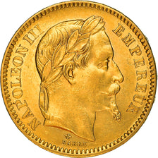 Coin, France, Napoleon III, Napoléon III, 20 Francs, 1862, Paris, A., MS(63)