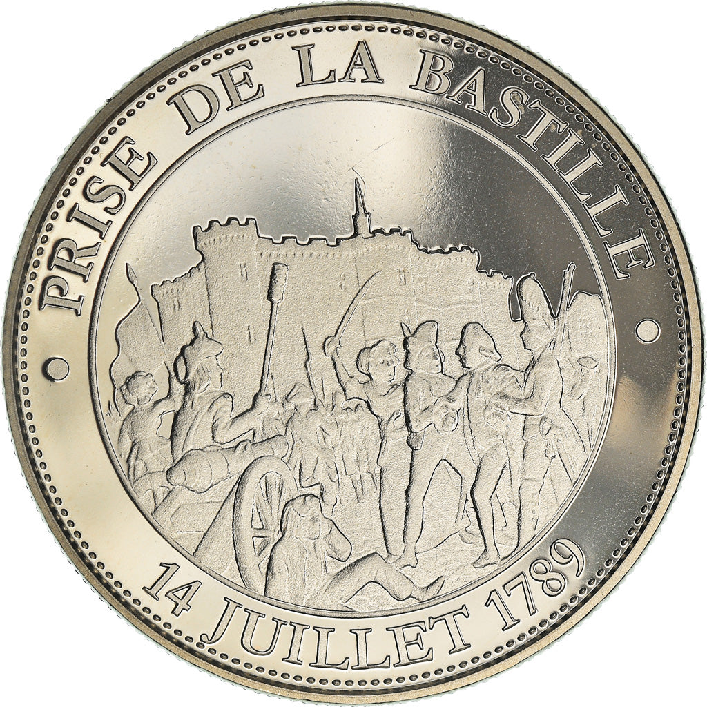 France, Medal, Révolution Française, Prise de la Bastille, History, MS(65-70)