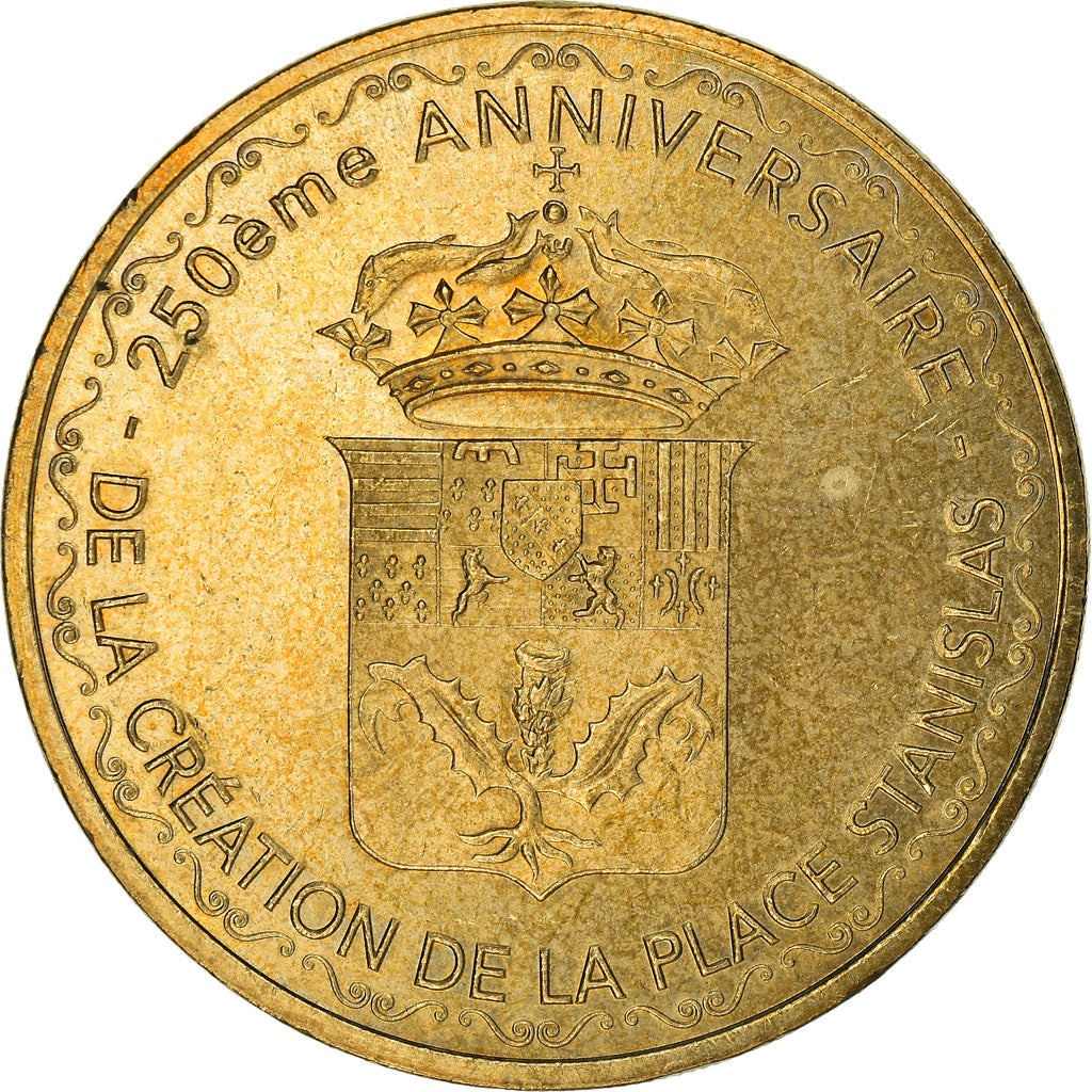 France, Medal, Nancy - Place Stanislas, 2005, MS(64), Cupro-nickel Aluminium