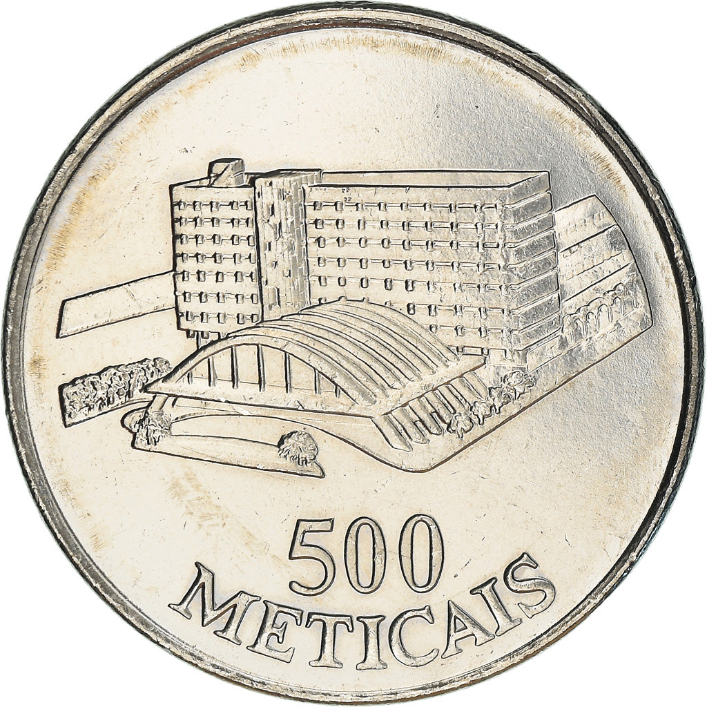 Münze, Mosambik, 500 Meticais, 1994, Royal Mint, VZ, Nickel Clad Steel, KM:121