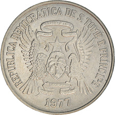 Moneda, Santo Tomé y la Isla de Príncipe, 20 Dobras, 1977, SC+, Cobre -
