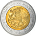Coin, Mexico, 5 Pesos, 2008, Mexico City, MS(63), Bi-Metallic, KM:900.1
