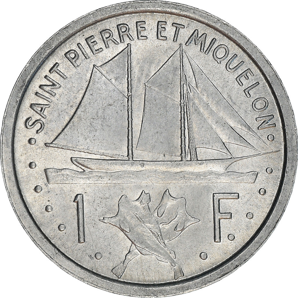 Coin, SAINT PIERRE & MIQUELON, Franc, 1948, Paris, AU(55-58), Aluminum, KM:1
