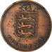 Coin, Guernsey, 4 Doubles, 1914, EF(40-45), Bronze, KM:13