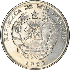 Moneda, Mozambique, 1000 Meticais, 1994, Royal Mint, MBC+, Níquel recubierto de