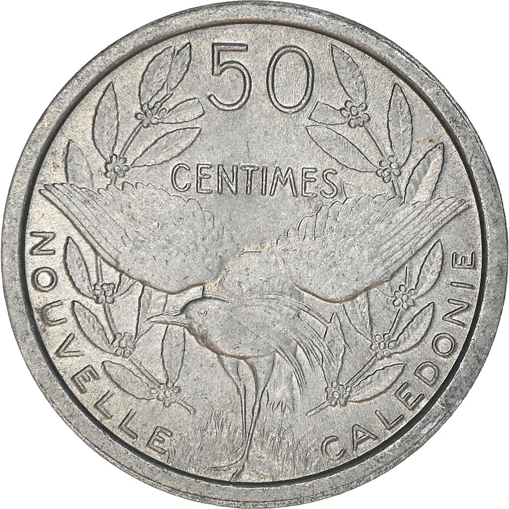 Coin, New Caledonia, 50 Centimes, 1949, Paris, MS(64), Aluminum, KM:1