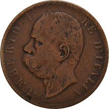 Coin, Italy, Umberto I, 10 Centesimi, 1894, Rome, VF(30-35), Copper, KM:27.2
