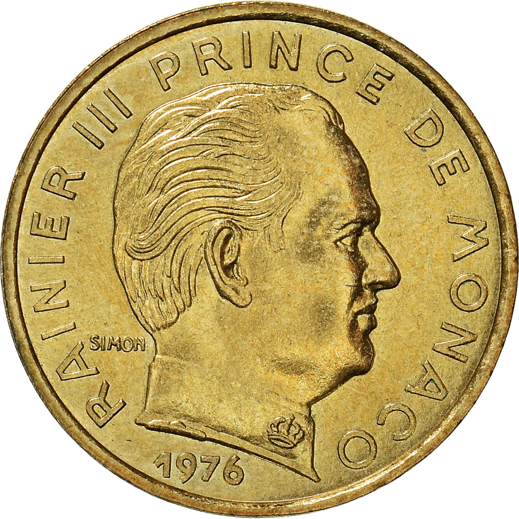 Monnaie, Monaco, Rainier III, 5 Centimes, 1976, TTB+, Aluminum-Bronze