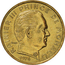 Coin, Monaco, Rainier III, 5 Centimes, 1976, MS(60-62), Aluminum-Bronze, KM:156