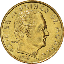Coin, Monaco, Rainier III, 5 Centimes, 1976, MS(60-62), Aluminum-Bronze, KM:156