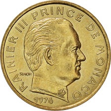 Moneta, Monaco, Rainier III, 5 Centimes, 1976, BB+, Alluminio-bronzo, KM:156